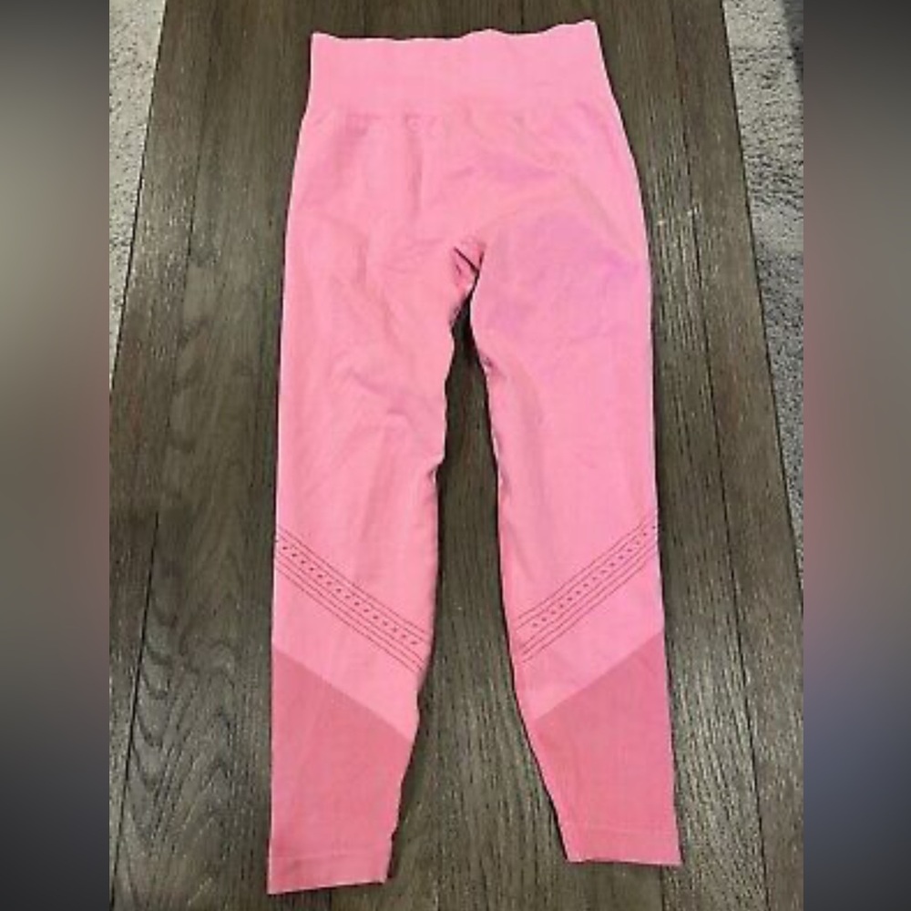 Pink Sculptknit Workout Leggings - Picture 3 of 5